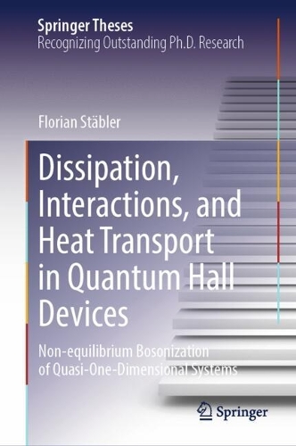 Dissipation, Interactions, and Heat Transport in Quantum Hall Devices: Non-equilibrium Bosonization of Quasi-One-Dimensional Systems.