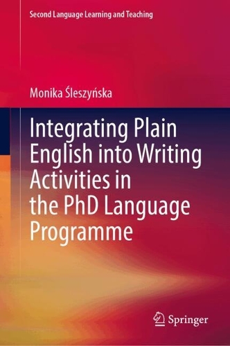 Integrating Plain English into Writing Activities in the PhD Language Programme.