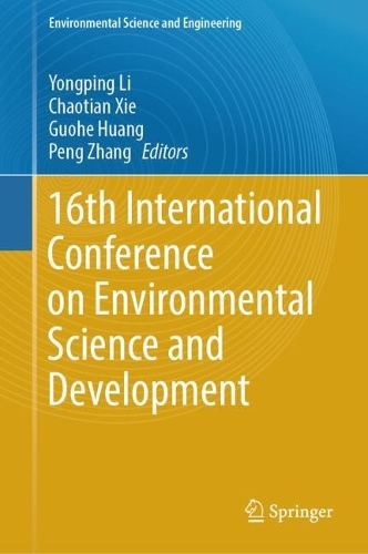 16th International Conference on Environmental Science and Development.