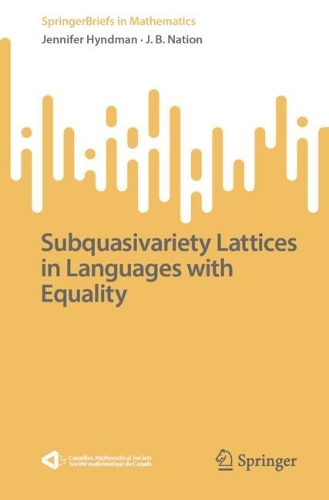 Subquasivariety lattices in languages with equality.