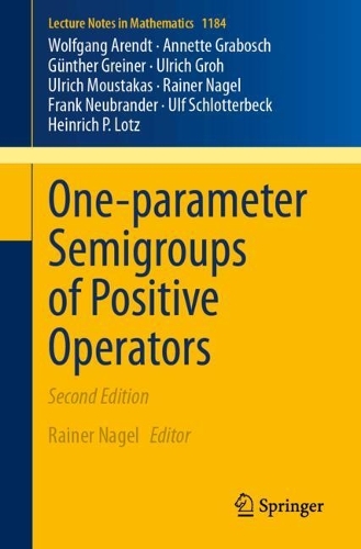 One-parameter Semigroups of Positive Operators.