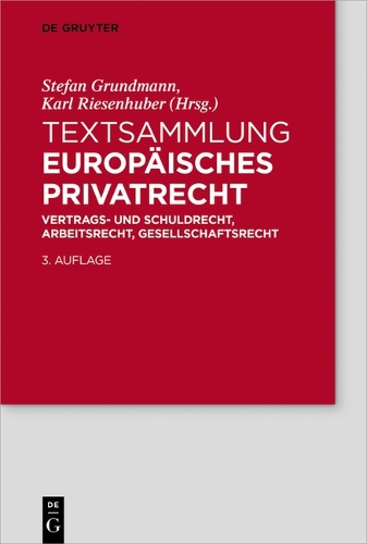 Textsammlung Europaeisches Privatrecht