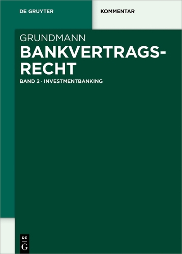 Bankvertragsrecht. Band 2