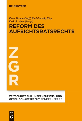 Reform des Aufsichtsratsrechts.