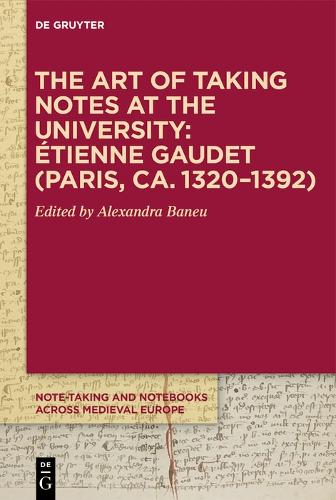 The Art of Taking Notes at the University