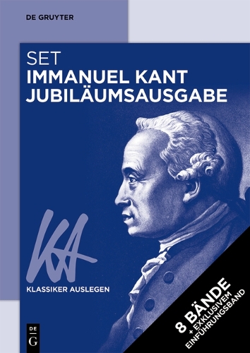 Set Kant Jubilaeumsausgabe.
