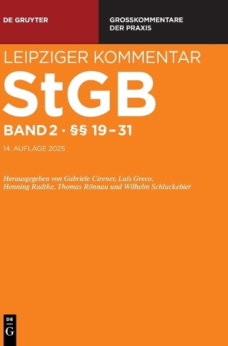 Strafgesetzbuch: Leipziger Kommentar: Grosskommentar.