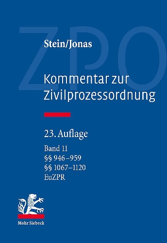 Kommentar zur Zivilprozessordnung. Bd. 11.