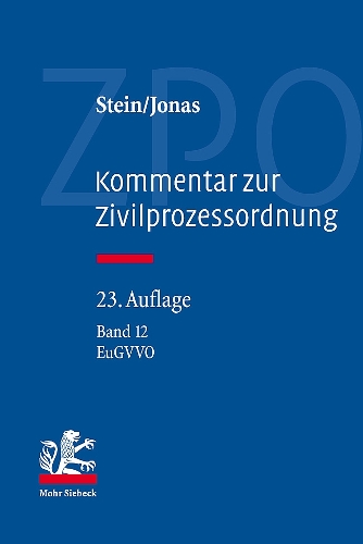 Kommentar zur Zivilprozessordnung. Bd. 12.