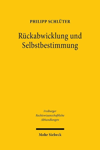 Rueckabwicklung und Selbstbestimmung.