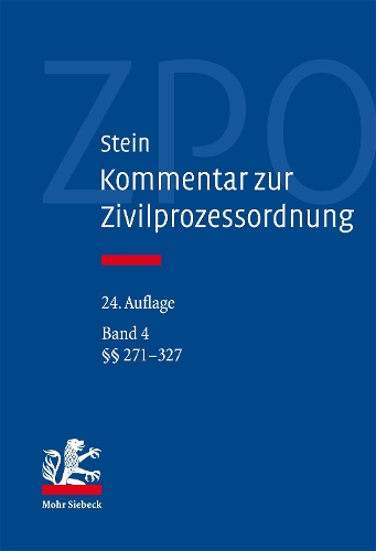 Kommentar zur Zivilprozessordnung. Band 4.