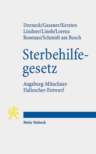 Gesetz zur Gewaehrleistung selbstbestimmten Sterbens und zur Suizidpraevention