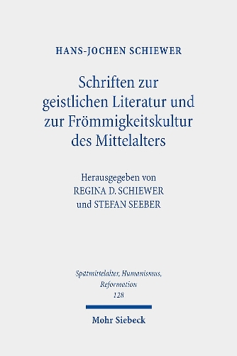 Kleine Schriften zur geistlichen Literatur und zur Froemmigkeitskultur des Mittelalters.