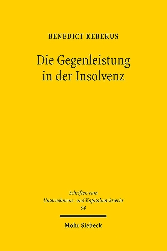 Die Gegenleistung in der Insolvenz