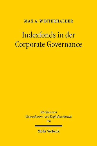 Indexfonds in der Corporate Governance