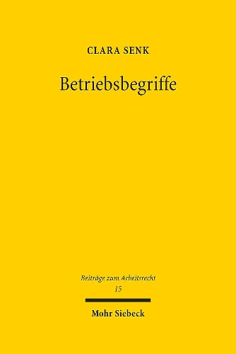 Betriebsbegriffe