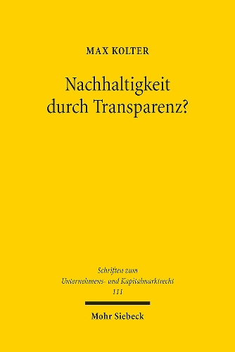 Nachhaltigkeit durch Transparenz?