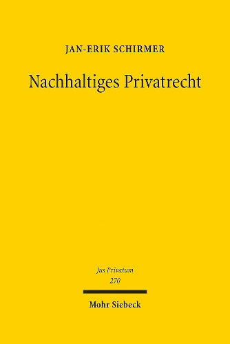 Nachhaltiges Privatrecht.
