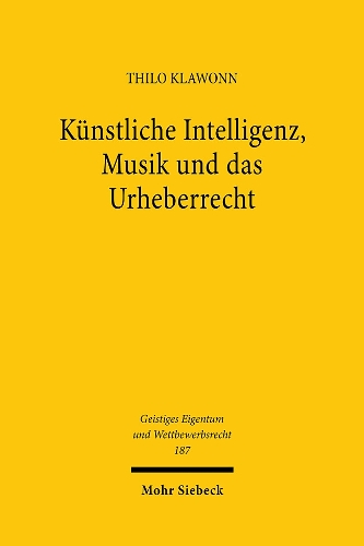 Kuenstliche Intelligenz, Musik und das Urheberrecht.