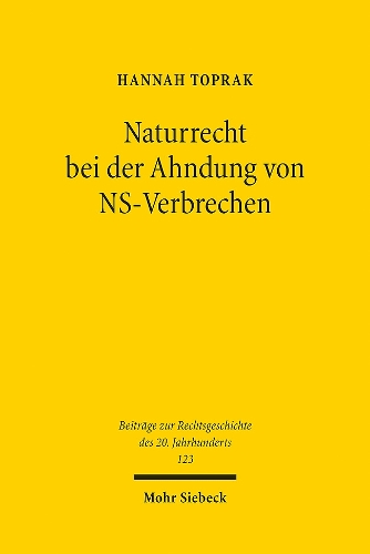 Naturrecht bei der Ahndung von NS-Verbrechen