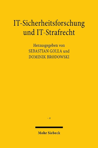 IT-Sicherheitsforschung und IT-Strafrecht.