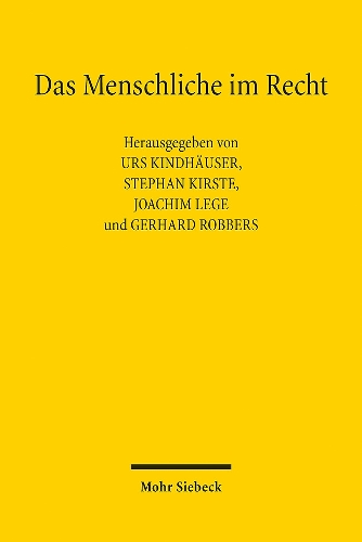 Das Menschliche im Recht