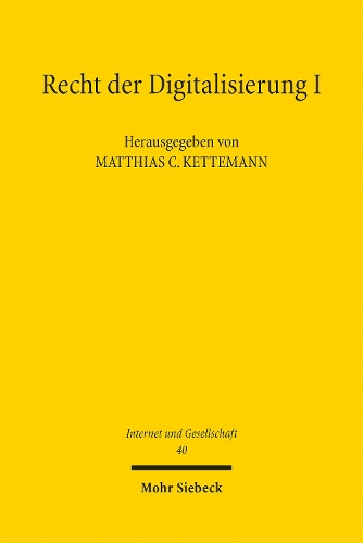 Recht der Digitalisierung I
