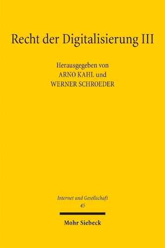 Recht der Digitalisierung III