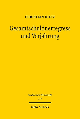 Gesamtschuldnerregress und Verjaehrung.