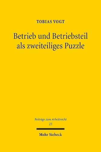 Betrieb und Betriebsteil als zweiteiliges Puzzle