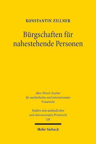 Buergschaften fuer nahestehende Personen