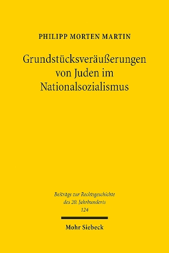 Grundstuecksveraeusserungen von Juden im Nationalsozialismus.