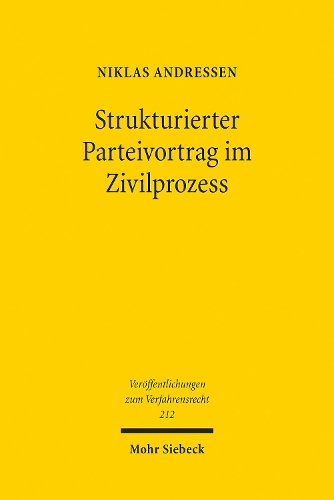Strukturierter Parteivortrag im Zivilprozess.