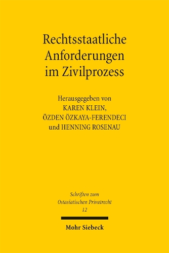 Rechtsstaatliche Anforderungen im Zivilprozess