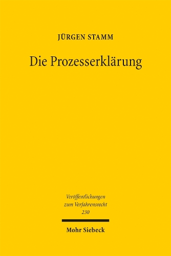 Die Prozesserklaerung