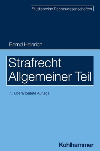 Strafrecht - Allgemeiner Teil.