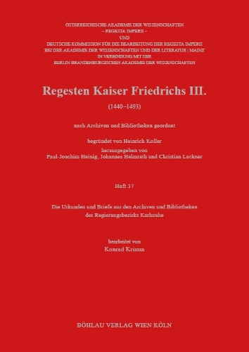 Die Urkunden und Briefe aus den Archiven und Bibliotheken des Regierungsbezirks Karlsruhe.