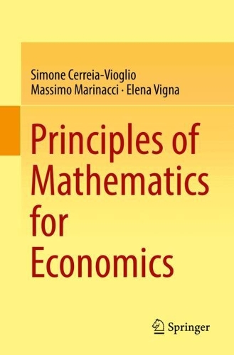 Principles of Mathematics for Economics. 1st ed. 2017