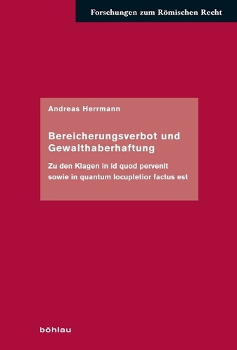 Bereicherungsverbot und Gewalthaberhaftung