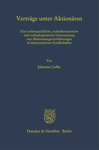 Vertraege unter Aktionaeren
