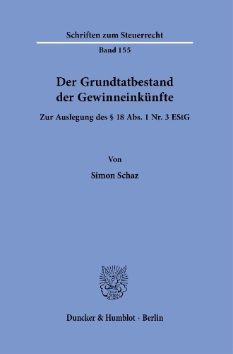 Der Grundtatbestand der Gewinneinkuenfte