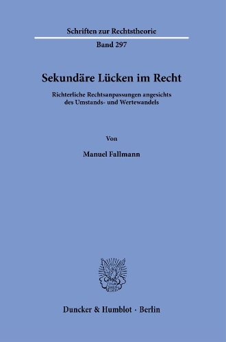Sekundaere Luecken im Recht