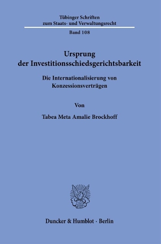 Ursprung der Investitionsschiedsgerichtsbarkeit