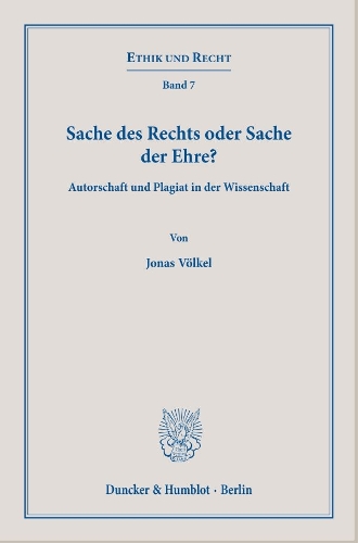 Sache des Rechts oder Sache der Ehre?
