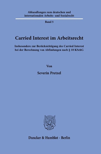 Carried Interest im Arbeitsrecht