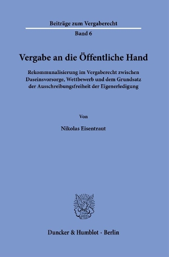 Vergabe an die Oeffentliche Hand