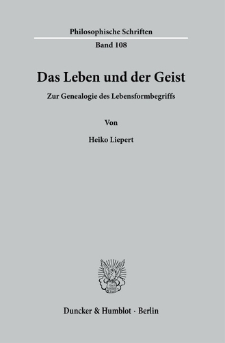 Das Leben und der Geist