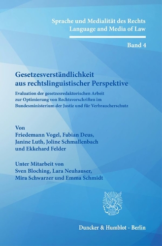 Gesetzesverstaendlichkeit aus rechtslinguistischer Perspektive