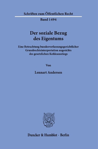Der soziale Bezug des Eigentums