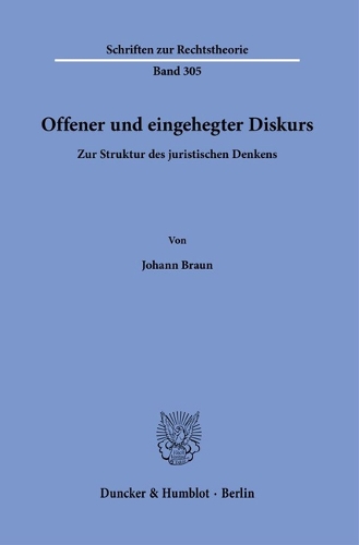 Offener und eingehegter Diskurs